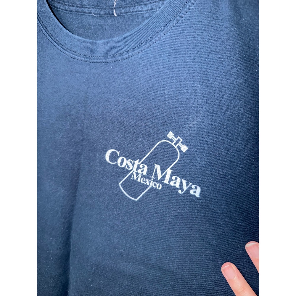 Costa Maya Mexico T Shirt Scuba‎ Diving Tank Graphic Tee - Picture 5 of 6